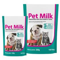 Leite Para Gatos Cães Filhotes Substituto Pet Milk 300g Vetnil