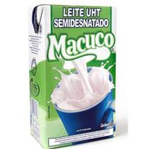 Leite semi desnatado macuco