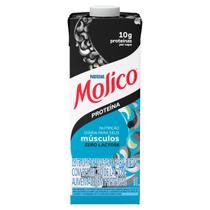 Leite Uht Desnatado Zero Lactose Molico +proteína Caixa Com Tampa 1l