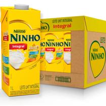 Leite UHT Integral Ninho Vit 1L kit com 12 Unidades