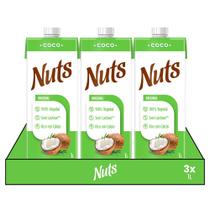Leite Vegetal Coco 1L Nuts- 3 Unidades