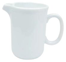 Leiteira 650ml Modelo Reta em Porcelana Branca