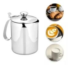 Leiteira Bule Para Café Chá Leite em Aço Inox 750ml