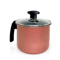 Leiteira Canecão Fervedor Antiaderente N 14 Tampa Vidro