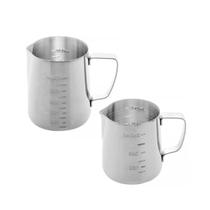 Leiteira Chaleira Bule Inox Bar Cafeteria Medidor 350 e 550ml