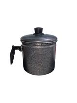 Leiteira color com tampa 16 cm