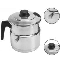 Leiteira com apito 3,5 litros fervedor de leite apito sonoro aviso cozinha multiuso n18 alumínio