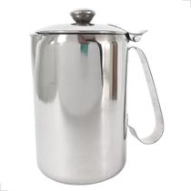 Leiteira Com Tampa Em Aço Inox Luxo 750ml Bule Café Cozinha