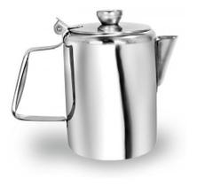 Leiteira Com Tampa Em Bule Aço Inox Luxo