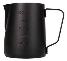 Leiteira Cremeira Black Pitcher Aço Inox 350ml Barista Cafe Leiteira Cremeira Black Pitcher Aço Inox 350ml Barista Cafe