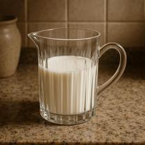 Leiteira Cristal Soho 290ml Jarra Leite Café Transparente Resistente Servir Mesa Posta