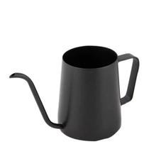 Leiteira de Aço Inox com Bico Fino Preta 600ML - Mimo Style