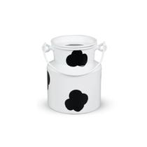 Leiteira de Alumínio com Mancha Vaca 1 Litro Leiteira de Alumínio com Mancha Vaca 1 Litro