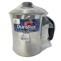 Leiteira de Alumínio Durollux 12 Alto com Tampa - 1,4 Litros - COD73