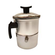 Leiteira de Apito Reforçada com Revestimento Interno Antiaderente tampa vidro 1,5 litros - Ramos