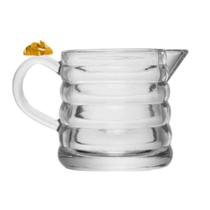 Leiteira De Cristal Abelinha Ecológico Little Bee 300ml Mini Mesa Posta Cantinho do Café Luxo