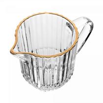 Leiteira de Cristal com fio de Ouro Imperatriz 220ml 20850 - Wolff