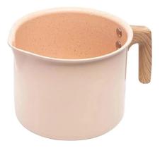 Leiteira de inducao em aluminio com revestimento ceramico bege 1,7l Leiteira de inducao em aluminio com revestimento ceramico bege 1,7l