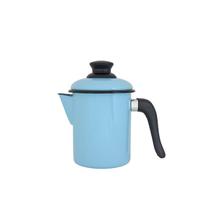 Leiteira de qualidade em Agata 900 ml Ewel - Azul Ceu Claro