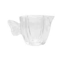 Leiteira de vidro com alca em formato de borboleta 230ML Leiteira de vidro com alca em formato de borboleta 230ML