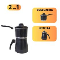 Leiteira e Cuscuzeiro 2 em 1 : Praticidade na sua cozinha Leiteira e Cuscuzeiro 2 em 1 : Praticidade na sua cozinha