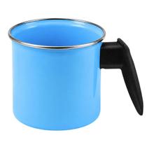 Leiteira Esmaltada 1,3L Azul Bebê com Cabo de Baquelite Metallouça Leiteira Esmaltada 1,3L Azul Bebê com Cabo de Baquelite Metallouça