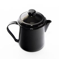 Leiteira Esmaltada Ewel Preto 1,1 L, 11 Cm Ø Leiteira Esmaltada Ewel Preto 1,1 L, 11 Cm Ø