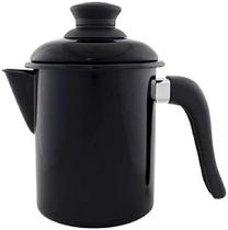 Leiteira Esmaltada Preta 900 Ml Ewel Leiteira Esmaltada Preta 900 Ml Ewel