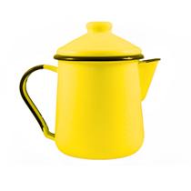 Leiteira Esmaltada Tradicional 12 Amarela - 1100 ml - Ewel Leiteira Esmaltada Tradicional 12 Amarela - 1100 ml - Ewel