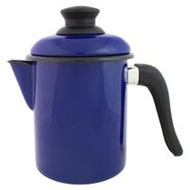 Leiteira Esmaltado 900 ml Azul Ewel