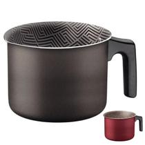 Leiteira Fervedor Caneco Tramontina Pequena Antiaderente Starflon Paris Canecão Aluminio 10cm 0,8 Litros