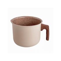 Leiteira Fervedor Cerâmica Antiaderente Caneca Indução 1,8l Creme
