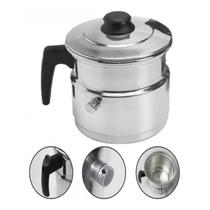 Leiteira Fervedor De Leite 1.5 Litros Com Apito E Com Tampa