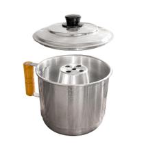 Leiteira Fervedor Inderramável 4L Aluminio Polido 3 Peças Leiteira Fervedor Inderramável 4L Aluminio Polido 3 Peças