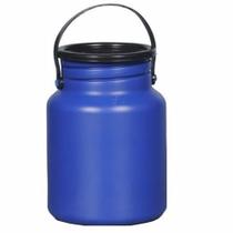 Leiteira Galão Para Leite Azul 10 Litros Com Alça E Tampa Enroscada - Injesul