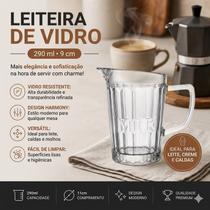 Leiteira Harmony 290ml Vidro - Wolff Leiteira Harmony 290ml Vidro - Wolff