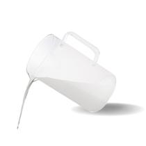 Leiteira Jarra De Vidro Para Leite Café Suco Vitamina 500 Ml