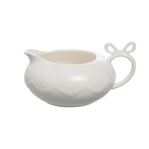 Leiteira Lacet em New Bone China Branco 250ml L Hermitage
