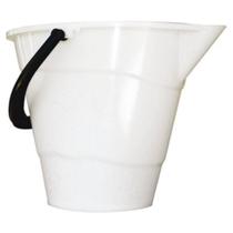 Leiteira Oval Bico Especial Polietileno Injesul Branco 12L