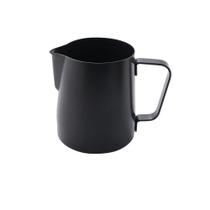Leiteira Pitcher Para Cafe Barista 600 Ml Aço Inoxi(preto)