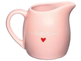 Leiteira Porcelana Lamour Hauskraft Rosa 245 ml