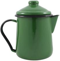 Leiteira Tradicional Esmaltada Nr12 Verde 1100 ml - Ewel