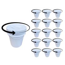 Leitera 20L Alça Plástica E Tampa Rosca - Kit 15 Pçs Leitera 20L Alça Plástica E Tampa Rosca - Kit 15 Pçs