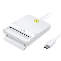 Leitor CAC Recbot C USB C Militar Smart Card Leitor branco