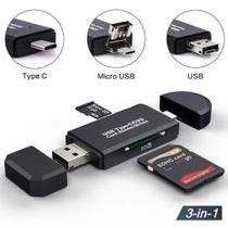 Leitor Cartão Sd All In 1 Otg Usb 3.0 Tipo-c Android & Pc