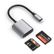 Leitor Cartão Sd Ms Memory Stick Pro Duo P/ iPhone Lightning