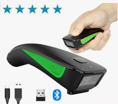 Leitor Código De Barras 1D De Bolso Bluetooth USB Sem Fio - KNUP Leitor Código De Barras 1D De Bolso Bluetooth USB Sem Fio - KNUP