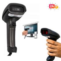 Leitor Codigos de Barra Com Fio USB para Caixa de Lojas