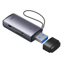 Leitor De Cartão Baseus Lite Series USB-A para SD/TF Cinza Leitor De Cartão Baseus Lite Series USB-A para SD/TF Cinza