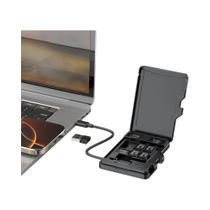 Leitor De Cartão De Memória BUDI TF Compatível Com USB Tipo-C E USB Com Estojo De Armazenamento De 8 Leitor De Cartão De Memória BUDI TF Compatível Com USB Tipo-C E USB Com Estojo De Armazenamento De 8
